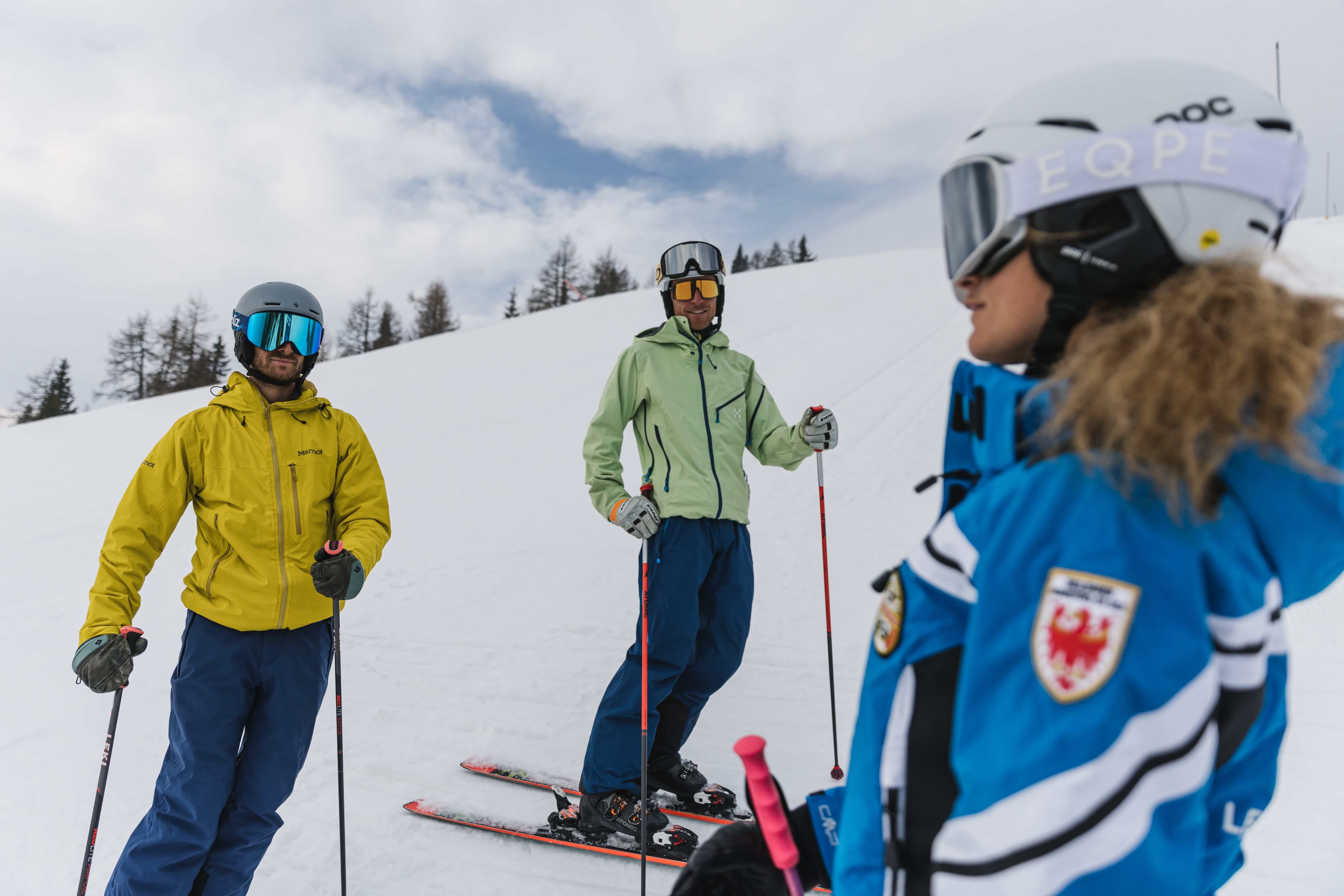 lezione sci adulti dolomites