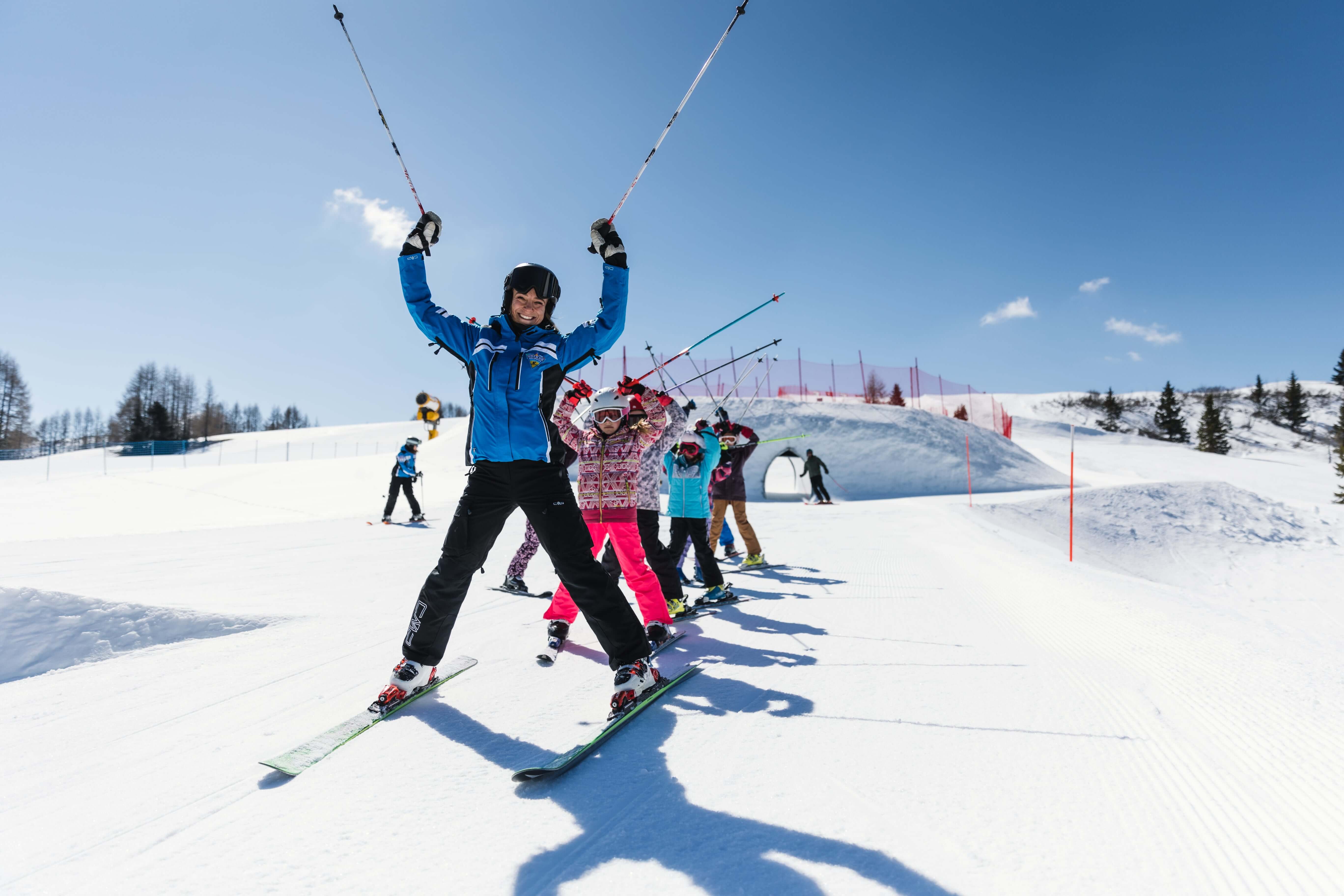 Skischule Dolomites — Kinder-Gruppenkurse in Alta Badia